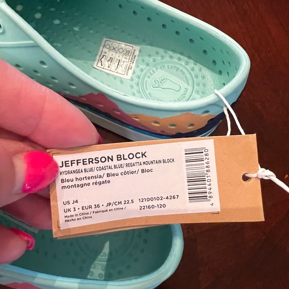 NATIVE Jefferson Block  Hydrangea Blue/Coastal Blue/Regatta Mountain Block - Picture 5 of 8